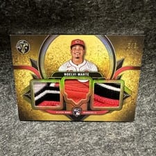 2024 Topps Triple Threads Rookie Team Relics Noelvi Marte #RTR-NM card