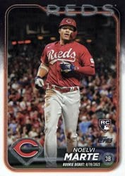 2024 Topps Update Base Set Noelvi Marte #US187 card