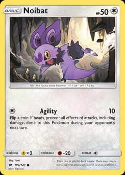 Burning Shadows Noibat #109 card