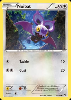 Furious Fists Noibat #87 card
