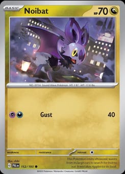 2023 Paldea Evolved Noibat #152 card