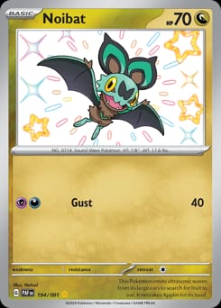 Paldean Fates Noibat #194 card