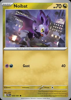 Paldean Fates Noibat #68 card