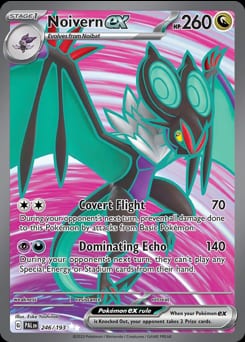 Paldea Evolved Noivern ex #246 card