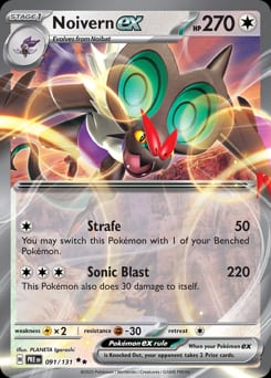 Prismatic Evolutions Noivern ex #91 card