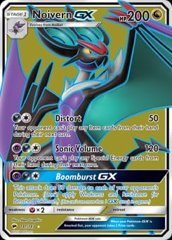 2017 Burning Shadows Noivern-GX #141 card