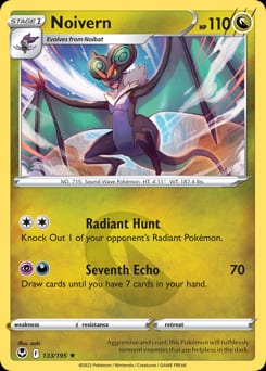 Silver Tempest Noivern #133 card