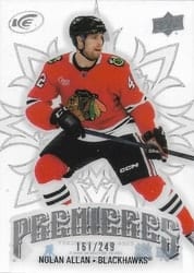 2024-25 Upper Deck Ice Base Set Nolan Allan #240 card