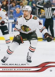 2025-26 Upper Deck Base Set Nolan Allan #525 card