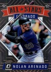 2018 Donruss Optic Base Set Nolan Arenado #175 card