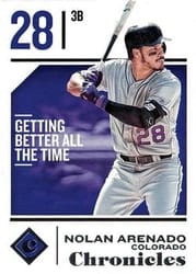 2018 Panini Chronicles Base Set Nolan Arenado #35 card
