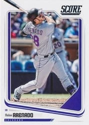 2018 Panini Chronicles Score Nolan Arenado #13 card