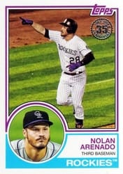 2018 Topps 1983 Topps Baseball 35th Anniversary Nolan Arenado #83-58 card