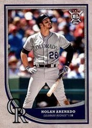 2018 Topps Big League Base Set Nolan Arenado #69 card
