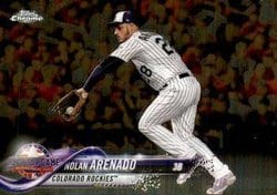 2018 Topps Chrome Update Base Set Nolan Arenado #HMT65 card