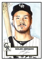 2018 Topps Gallery Heritage Nolan Arenado #H-4 card