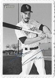 2018 Topps Heritage 1969 Topps Deckle Edge Nolan Arenado #27 card