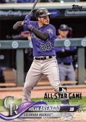 2018 Topps MLB All-Star Game Medallions Nolan Arenado #ASTM-NA card