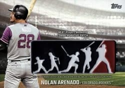 2018 Topps Players Weekend Logo Patches Nolan Arenado #PWP-NA card