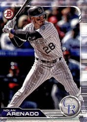 2019 Bowman Base Set Nolan Arenado #22 card