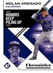 2019 Panini Chronicles Base Set Nolan Arenado #10 card