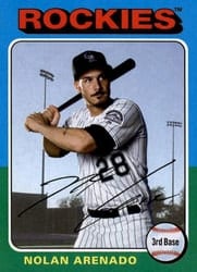 2019 Topps Archives Base Set Nolan Arenado #179 card