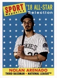 2019 Topps Archives Base Set Nolan Arenado #307 card