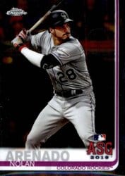 2019 Topps Chrome Update Base Set Nolan Arenado #73 card