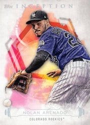 2019 Topps Inception Base Set Nolan Arenado #83 card