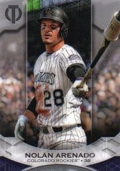2019 Topps Tribute Base Set Nolan Arenado #16 card