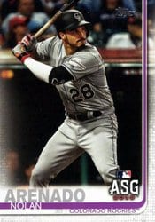 2019 Topps Update Base Set Nolan Arenado #US167 card