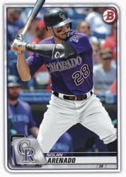 2020 Bowman Base Set Nolan Arenado #33 card