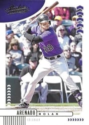 2020 Panini Absolute Base Set Nolan Arenado #39 card