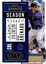 2020 Panini Contenders Base Set Nolan Arenado #60 card