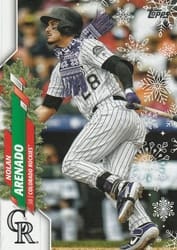 2020 Topps Holiday Base Set Nolan Arenado #HW48b card