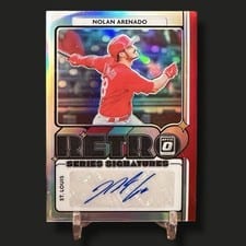 2021 Donruss Optic Retro Signature Series Nolan Arenado #RET-NA card