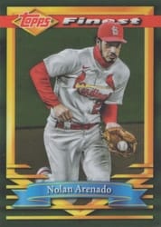 2021 Finest Flashbacks Base Set Nolan Arenado #37 card