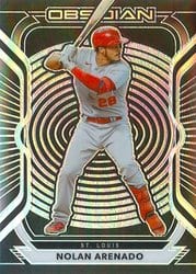 2021 Panini Chronicles Obsidian Nolan Arenado #23 card