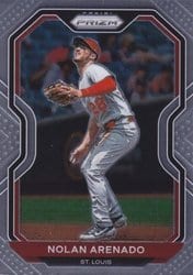 2021 Panini Prizm Base Set Nolan Arenado #76 card