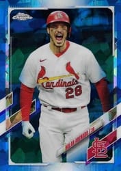 2021 Topps Chrome Update Sapphire Edition Base Set Nolan Arenado #US330 card