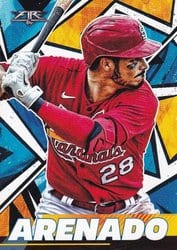 2021 Topps Fire Base Set Nolan Arenado #121 card