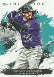 2021 Topps Inception Base Set Nolan Arenado #57 card