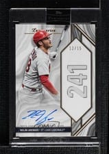 2021 Topps Luminaries Home Run Kings Autographs Nolan Arenado #HRK-NA card
