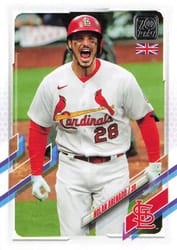 2021 Topps UK Edition Base Set Nolan Arenado #121 card