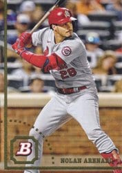 2022 Bowman Heritage Base Set Nolan Arenado #57 card