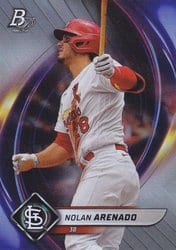 2022 Bowman Platinum Base Set Nolan Arenado #43 card