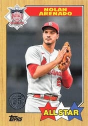 2022 Topps 1987 Topps Baseball All-Stars Nolan Arenado #87AS-21 card