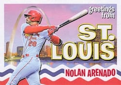 2022 Topps Archives Postcards Nolan Arenado #PC-6 card