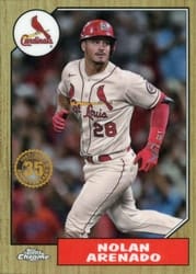 2022 Topps Chrome 1987 Topps Nolan Arenado #87BC-5 card