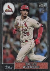 2022 Topps Chrome Ben Baller Edition 1987 Topps Baseball Nolan Arenado #87BC-5 card